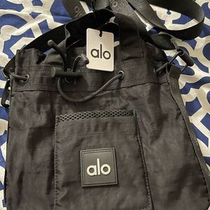ALO Yoga Black Messenger Bag